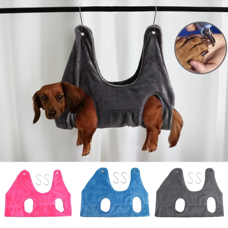 

Soft Convenient Pet dog and Cat Hammock for Nail Trimming Beauty Assistant Grooming Thicken Hammock Helper