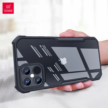 

Xundd Shockproof Case For iPhone 12 Max Case Transparent Case Protective Fitted Cover Thin Shell For iPhone12 Max 6.1 Cases