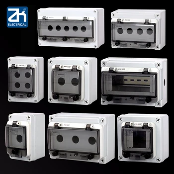 

Indoor and outdoor waterproof button switch control box plastic rainproof electric control box box electrical protection cover