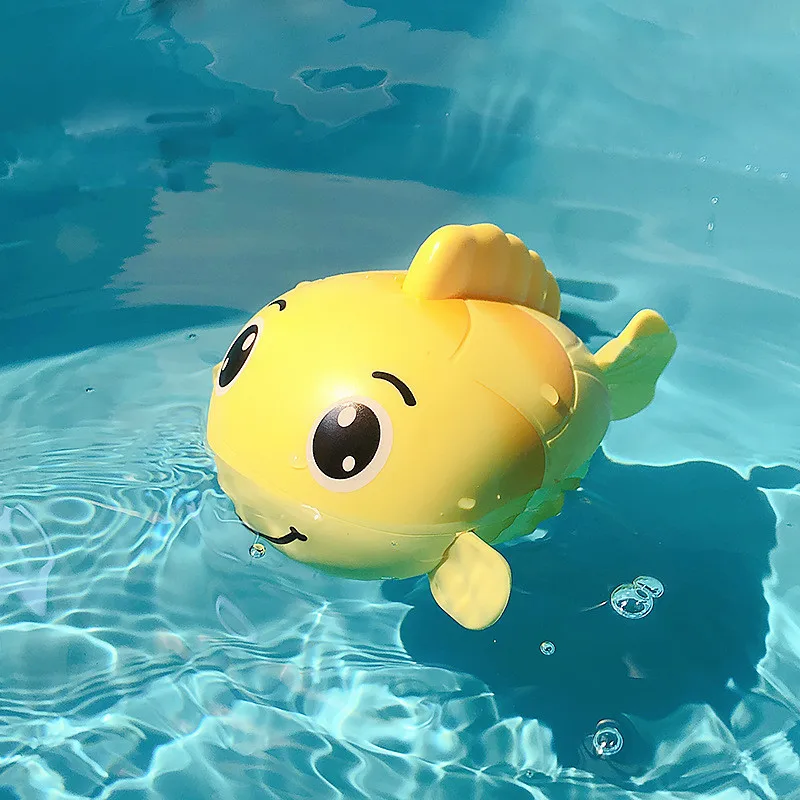 Baby Summer Water Toys Clockwork Dabbling Toy Swimming Whale Carp Baby Shower Bath Toys Shaking Sound Cute Narwhal 11