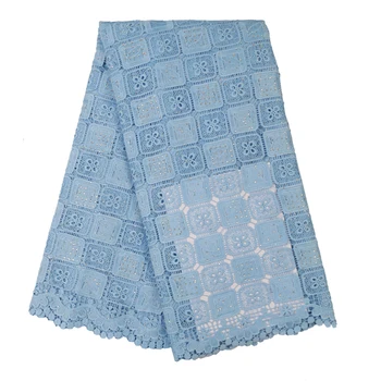 

Nigerian Guipure Lace Fabrics 2020 High Quality African Cord Lace Fabric Punch Water Soluble For Party Material Sewing YA3424B-5