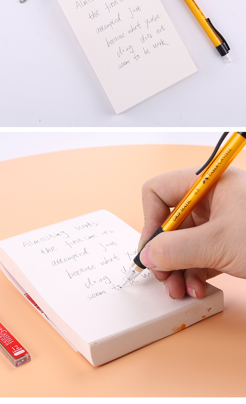Faber-Castell 1338 полностью автоматические карандаши 0,5 мм пишущий карандаш набор 4 цвета на выбор канцелярские принадлежности для начальной школы с заправкой