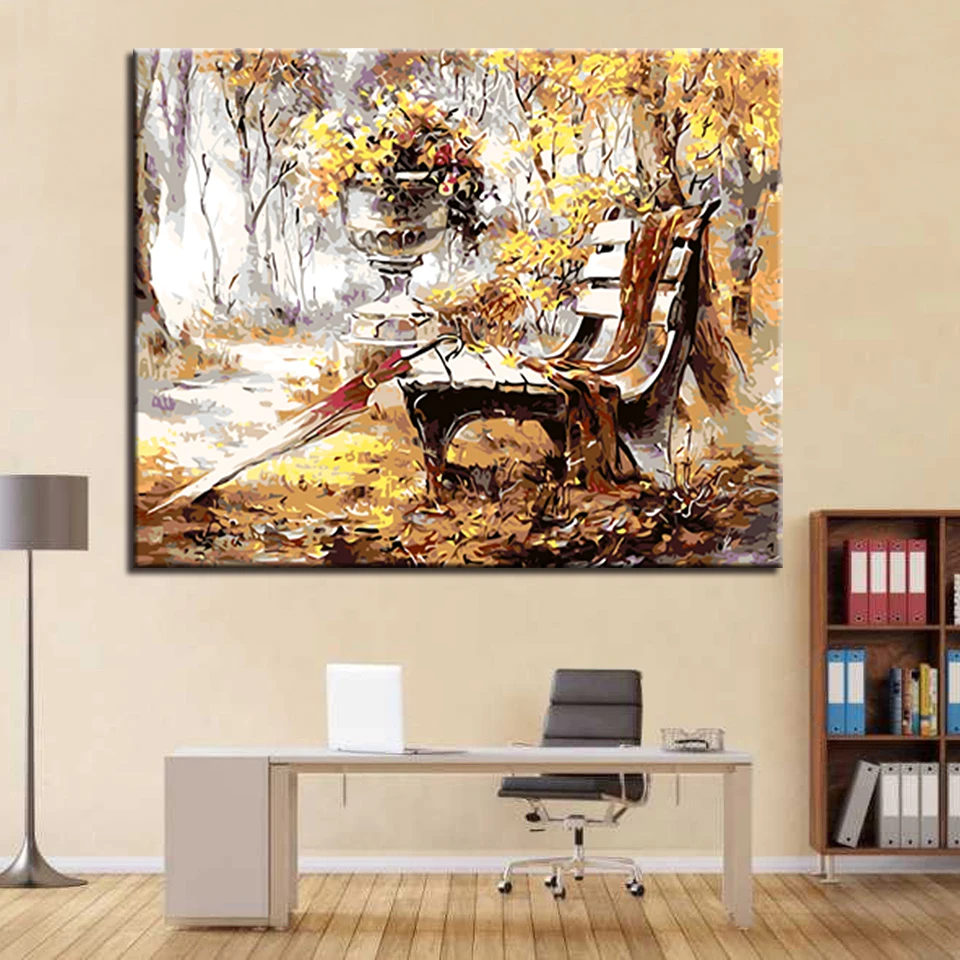 

Indulge in pleasures without stop DIY Painting By Numbers Calligraphy Painting Acrylic Paint By Numbers Wall Art Picture