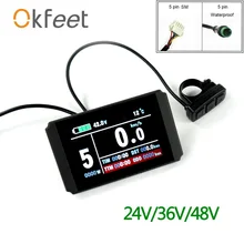 Okfeet Новое поступление аксессуары для электрического велосипеда KT-lcd8h дисплей электровелосипед Lcd Ebike наборы
