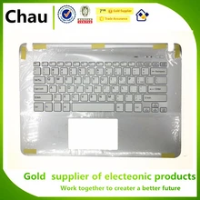 Для sony Vaio SVF141 SVF142 SVF143 SVF1421 SVF14E белый упор для отдыха Верхняя Крышка без сенсорной клавиатуры без подсветки