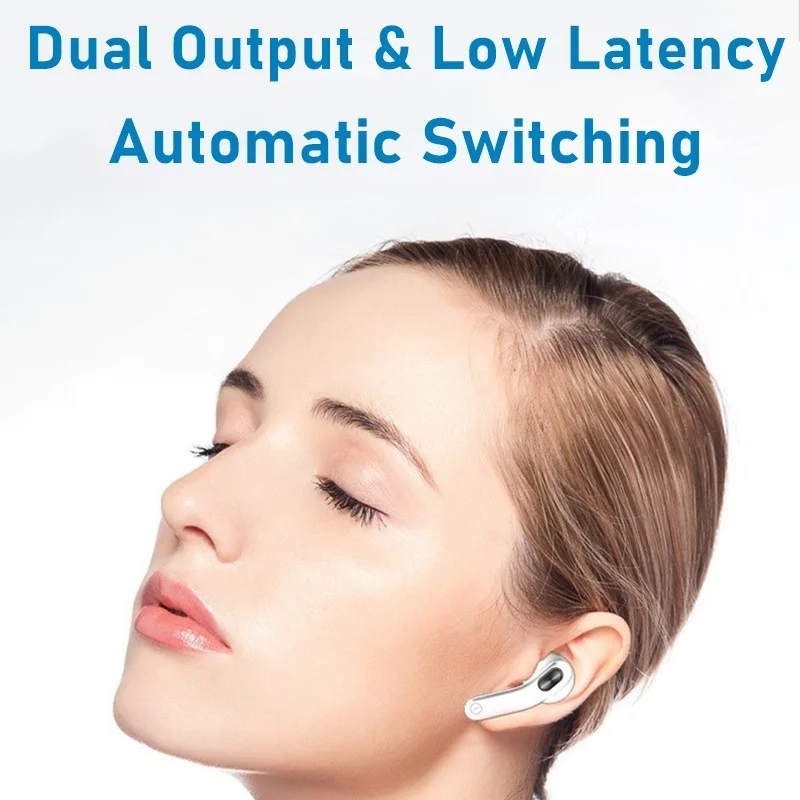 Universal TWS Bluetooth Wireless Earphone Touch Control 3D Stereo HiFi Sport Headset Fone De Ouvido For Iphone Samsung Xiaomi