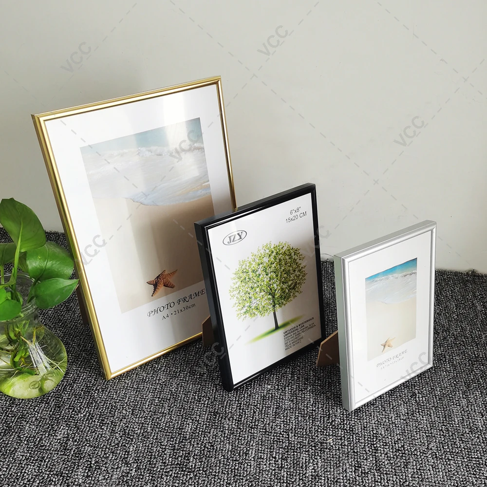 Aluminium Fotolijst Klassieke Certificaat Frame Voor Muur Opknoping Met Glazen Metalen Fotolijst Voor 'S Poster Frame|Frames| AliExpress