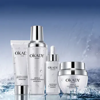 

Whitening Skin Care Products Four-piece Set Moisturizing Whitening Nourishing Hydrolyzed Pearl Sodium Hyaluronateset Facial Care