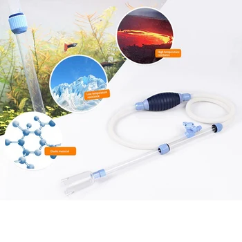 

Aquarium Cleaner Kit Facilitates Frequent Water Changes Silicone Suction Siphon For Cleaning Small Fish Tanks