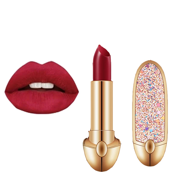 Водостойкая матовая губная помада 6-Kleuren Matte Lippenstift Waterdicht Pigment Langdurige для губ Nooit Verdwijnen Cosmetic