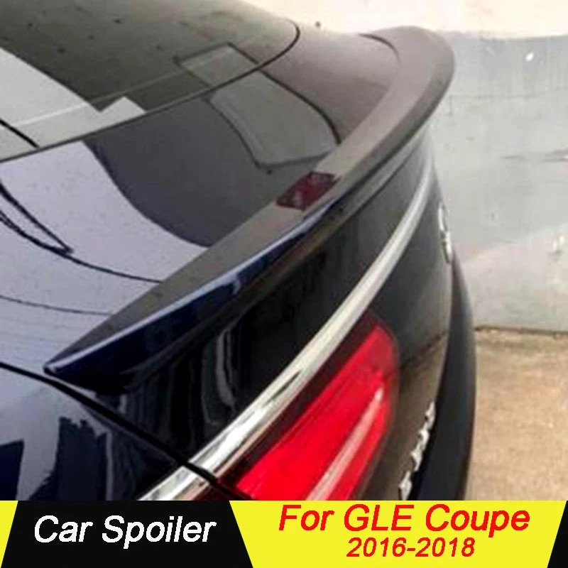 

For Mercedes gle coupe Spoiler Benz gle class trunk spoiler High Quality ABS Plastic Spoiler for gle coupe 2016 2017 2018