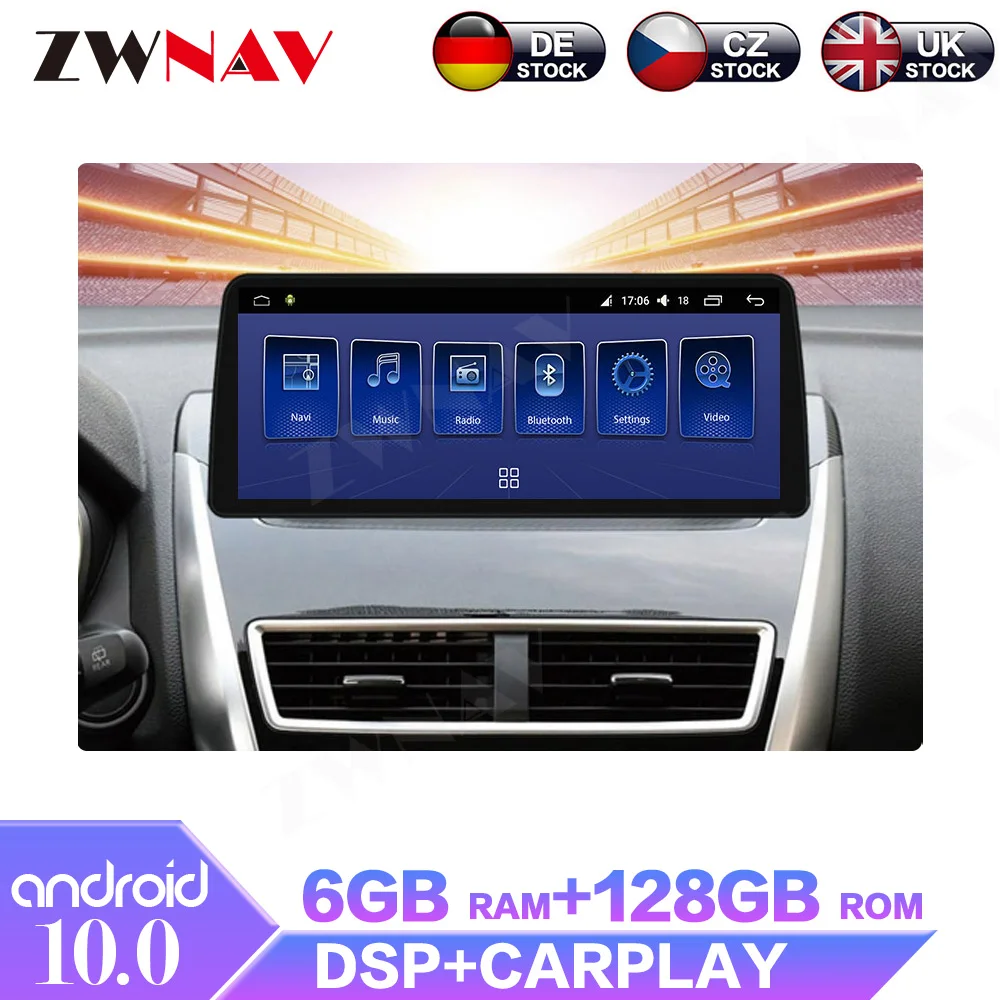 

12.3" Android 6+128G For Mitsubishi Eclipse Cross 2018 2019 2020 2021 Car Multimedia Player Radio GPS Navigation Stereo Screen