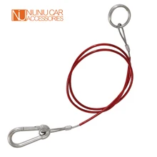 

1 Metre Ring Trailer Caravan Brake Away Breakaway Safety Cable Braked Hitch Accessories Parts