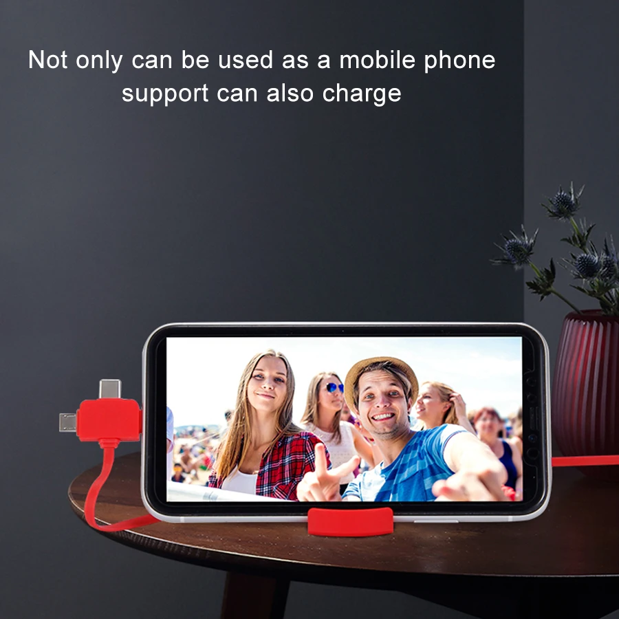 Многофункциональный OTG кабель type-C и Micro USB и Lightning 3 в 1 адаптер Baseus для смартфонов iPhone Android HUAWEI Xiaomi