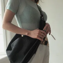 Повседневные вместительные сумки для женщин сумки через плечо дизайнерские нейлоновые сумки через плечо для женщин, большие размеры, сумка на молнии Женский Большой кошельки Женская сумка