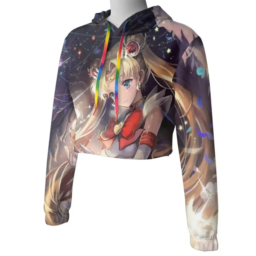 New Fall/Winter 2020 Sailor Moon Lady Hoodie Fashion Girl Crop sexy Hoodie Sailor Moon Warrior Hoodie