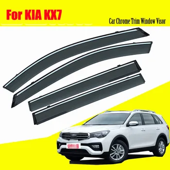 

For KIA KX7 Car Sun Window Visor Rain Guard Vent Shade Accessories 4Pcs