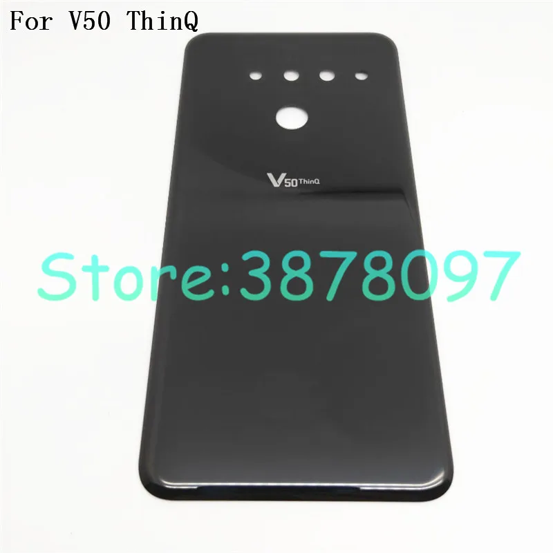 Original 3D Glass Battery Cover For LG V50 ThinQ 5G Version LM-V500N V500 Door Back Housing With Adhesive | Мобильные телефоны и