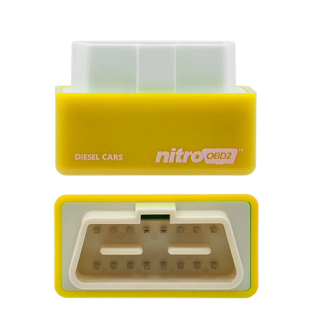 NitroOBD2 Box Risparmio Carburante Per Auto Benzina - Aumenta Potenza E Coppia, Plug &amp; Drive
