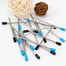 Металлический стержень, кристальная ручка, сменные заправки, офисные принадлежности для студентов, 1,0 мм/Обучающие канцелярские принадлежности для письма