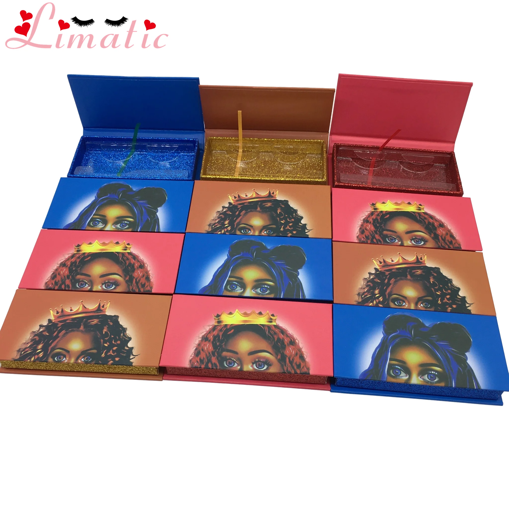 Коробки для ресниц оптом новые модные 10 шт ресницы Прямоугольник Чехол упаковка