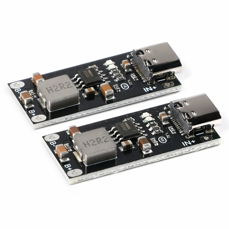 Type C USB Input High Current 3A Polymer Ternary Lithium Battery Quick Fast Charging Board IP2312 CC/CV Mode 5V To 4.2V 4.35V