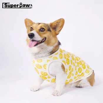 

Cute Pet Dog Summer Cooling T-shirt Vest Clothes For Small Medium Large Dogs Clothing French Bulldog Corgi Pug Costume CTC05