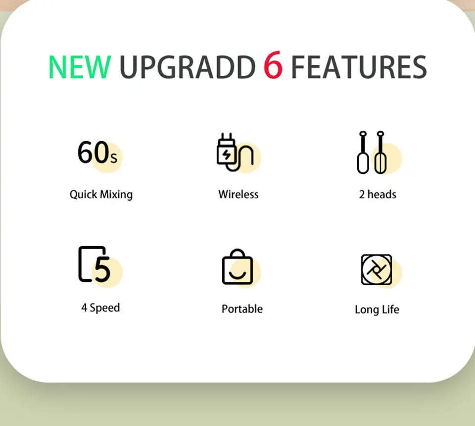 Electric Portable Food Mixer Real Mega Store