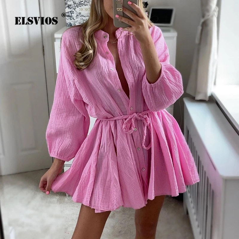 High Fashion Elegant Commuting V-neck Dress Sexy Sweet Solid Color Ruffle Dress Office Ladies Elegant Straight Long Sleeve Dress casual dresses