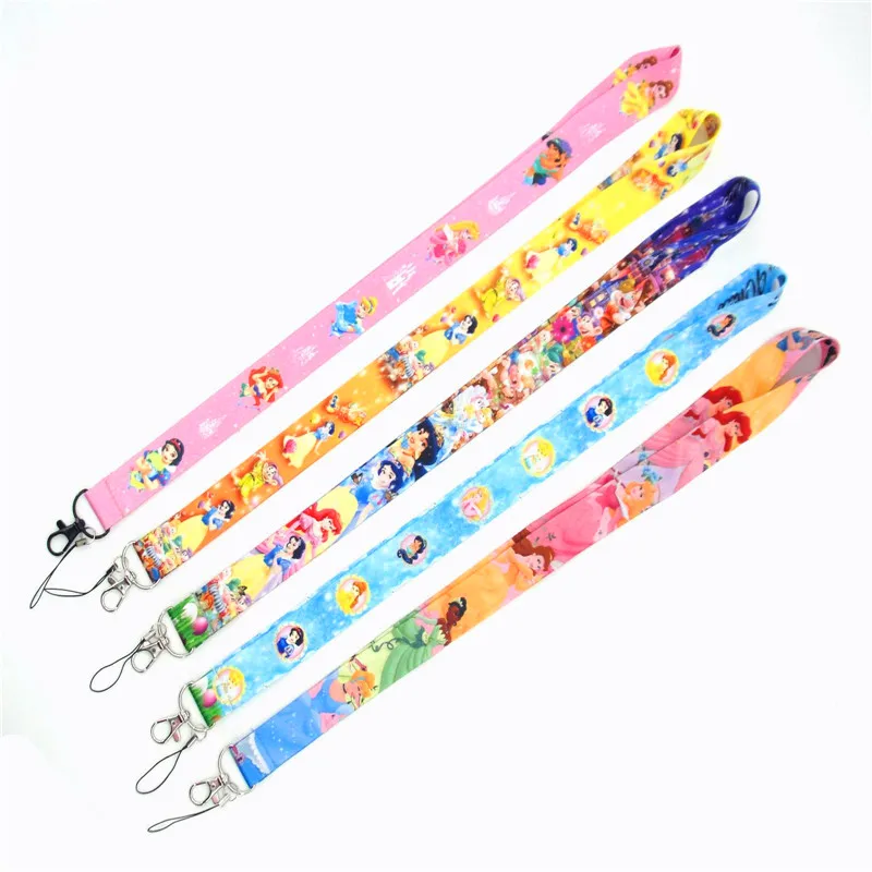 New anime Cute Cartoon Neck Strap Lanyard for keys ID Card Gym Mobile Phone Straps USB badge holder DIY Hang Rope