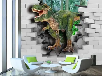 

[Self-Adhesive] 3D Dinosaur 40222 Wall Paper mural Wall Print Decal Wall Murals