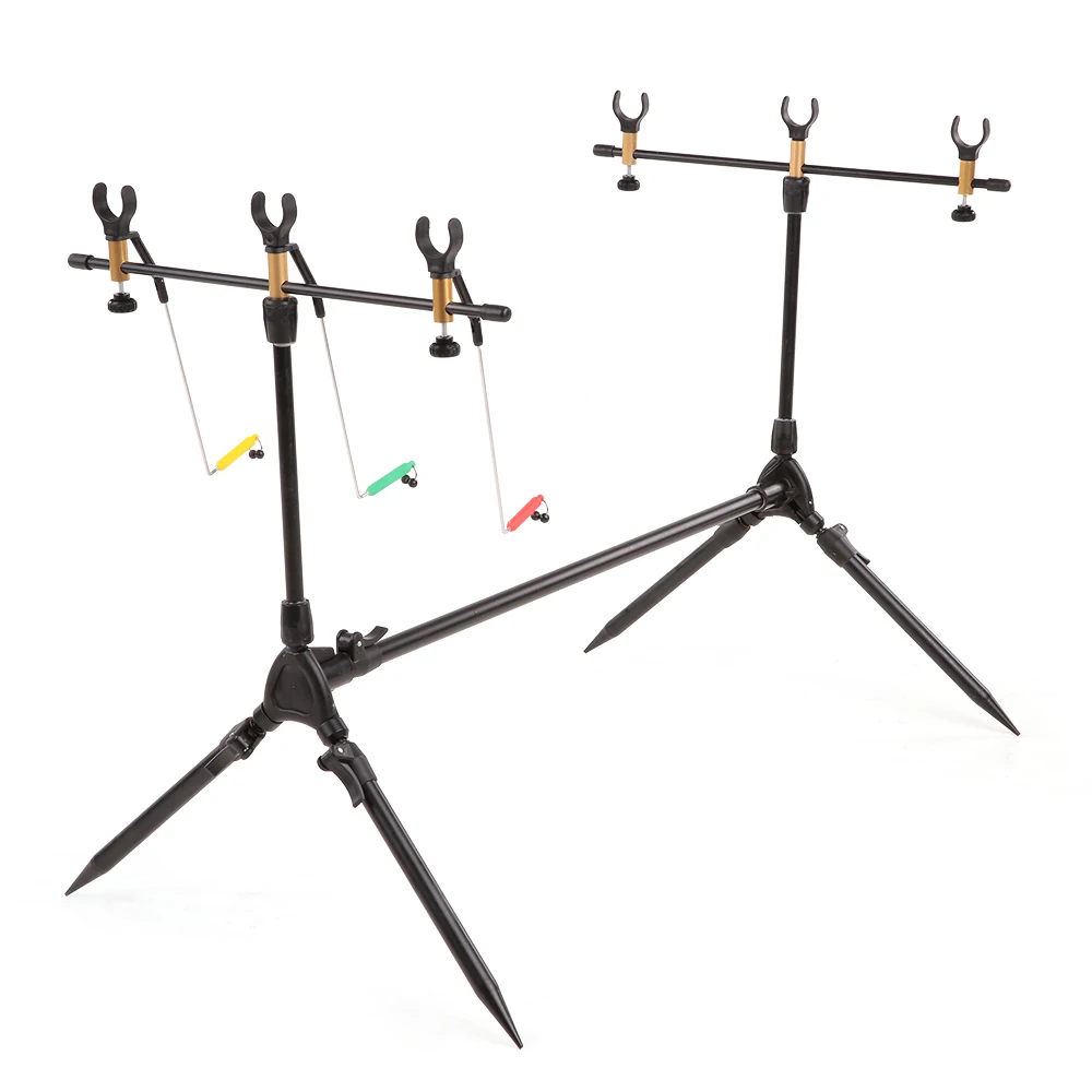 

Retractable Carp Fishing Rod Pod Stand Adjustable Fishing Pole Holder Tackle Accessory Bracket Carp for Pesca