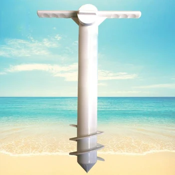 

Waterproof Wind Resistant Fixed Fishing Tool Umbrella Stand Portable Outdoors Ground Easy Install Universal Beach Durable ABS