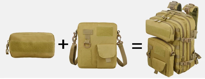 Многофункциональный комбинированный тактический рюкзак для мужчин удобные водонепроницаемые дорожные сумки высокой емкости походные треккинговые альпинистские спортивные сумки