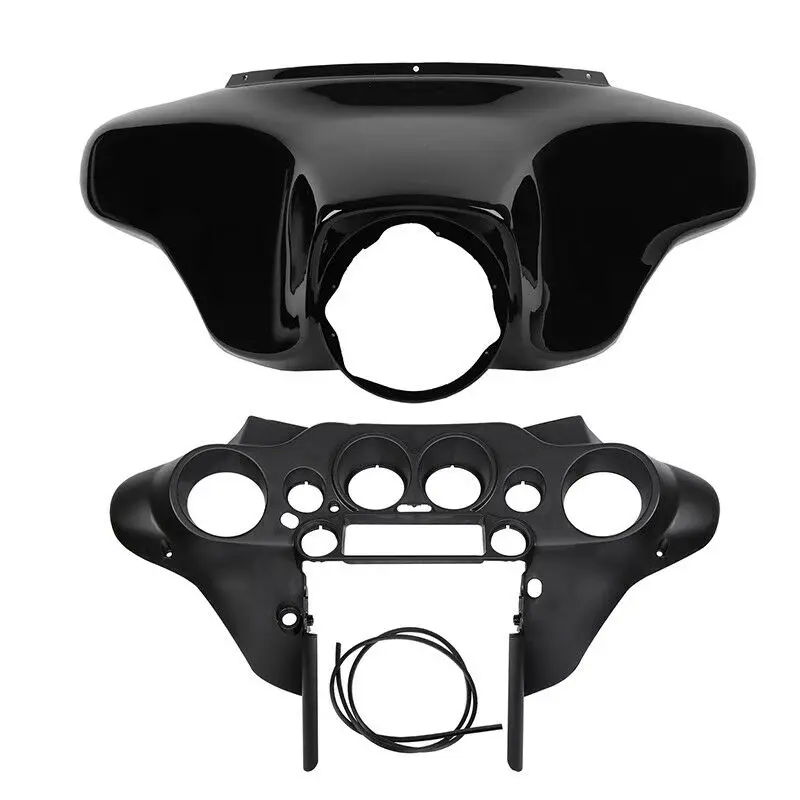 

Motorcycle Black ABS Plastic Batwing Inner Outer Fairing For Harley Touring FLHX FLHT Street Glide Electra Glide 1996-2013 2011