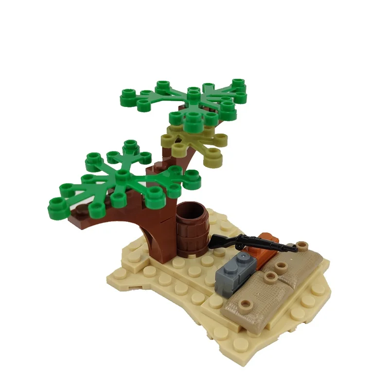 

Legoing Military WW2 War The Tree Bbstacle Building Blocks Toys For Children Assemble Military Army Blocks Toy Kids Gifts