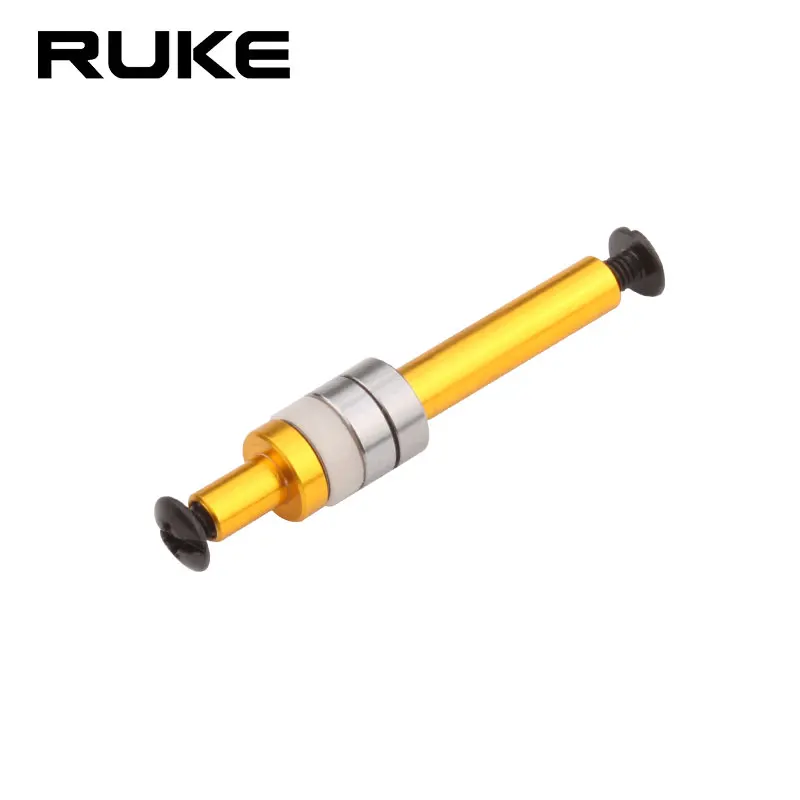 RUKE Fishing Reel Accessory Shaft Pin Kit For Knob Of Fishing Reel Diameter 4mm Length 26.5mm Spinning handle With 2pcs Bearings