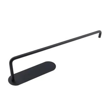 

Under Cabinet Stainless Steel Durable Paper Towel Holder Self Adhesive Shelf Toilet Kitchen Modern Simple Round Storage Rack