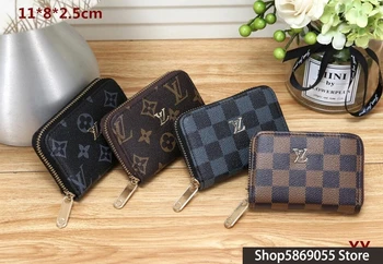 

Luxury Louis Vuitton LV- Men Women Wallets Fashion Long Leather Top Quality Card Holder Classic Female Purse Brand Wallet L16