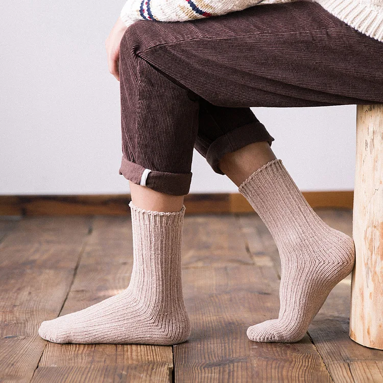 Осенние и зимние носки без пятки из синели, мужские повседневные носки в деловом стиле, яркие полосатые носки, спортивные дышащие дезодорирующие мужские носки