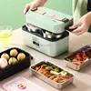 Electric Microwave Heating Lunch Box Food Storage Container for Student Office Worker Double-layer Insulation Lunch Container 1
