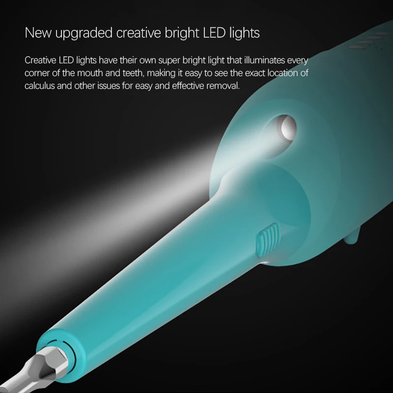 Goedkoop Oplaadbare tanden bleken ultrasone reiniging apparaat Tanden whitening Waterdichte elektrische tooth cleaner calculus remover