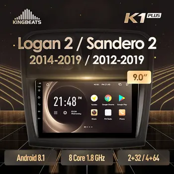 

KingBeats 4G in Dash Car Radio Multimedia Video Player Navigation GPS For Renault Logan 2 2012 - 2019 Sandero 2 2014 - 2019