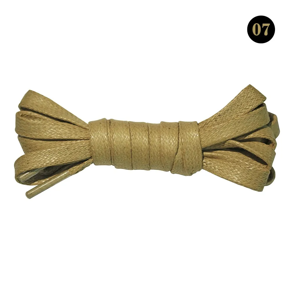 Light Brown Suihyung 10 цветов шнурки 1 пара классические толстые тканые шнурки двойной воском чистый цвет повседневные шнурки 80 см 100 см 120 см - Цвет: Light Brown