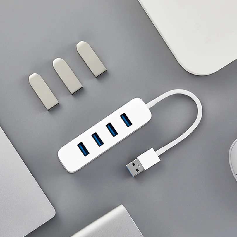 

New Xiaomi USB 3.0 HUB 4 Ports Hub Extension Adapter High Speed Mini USB Splitter Universal USB Port Charger For Phone Tablet