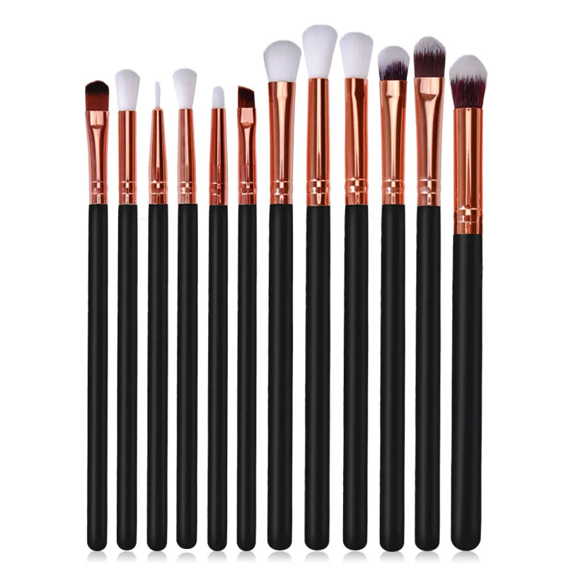 Multifunction new makeup brush 12 PCS professional mixed eye shadow eyebrow brush makeup beauty set