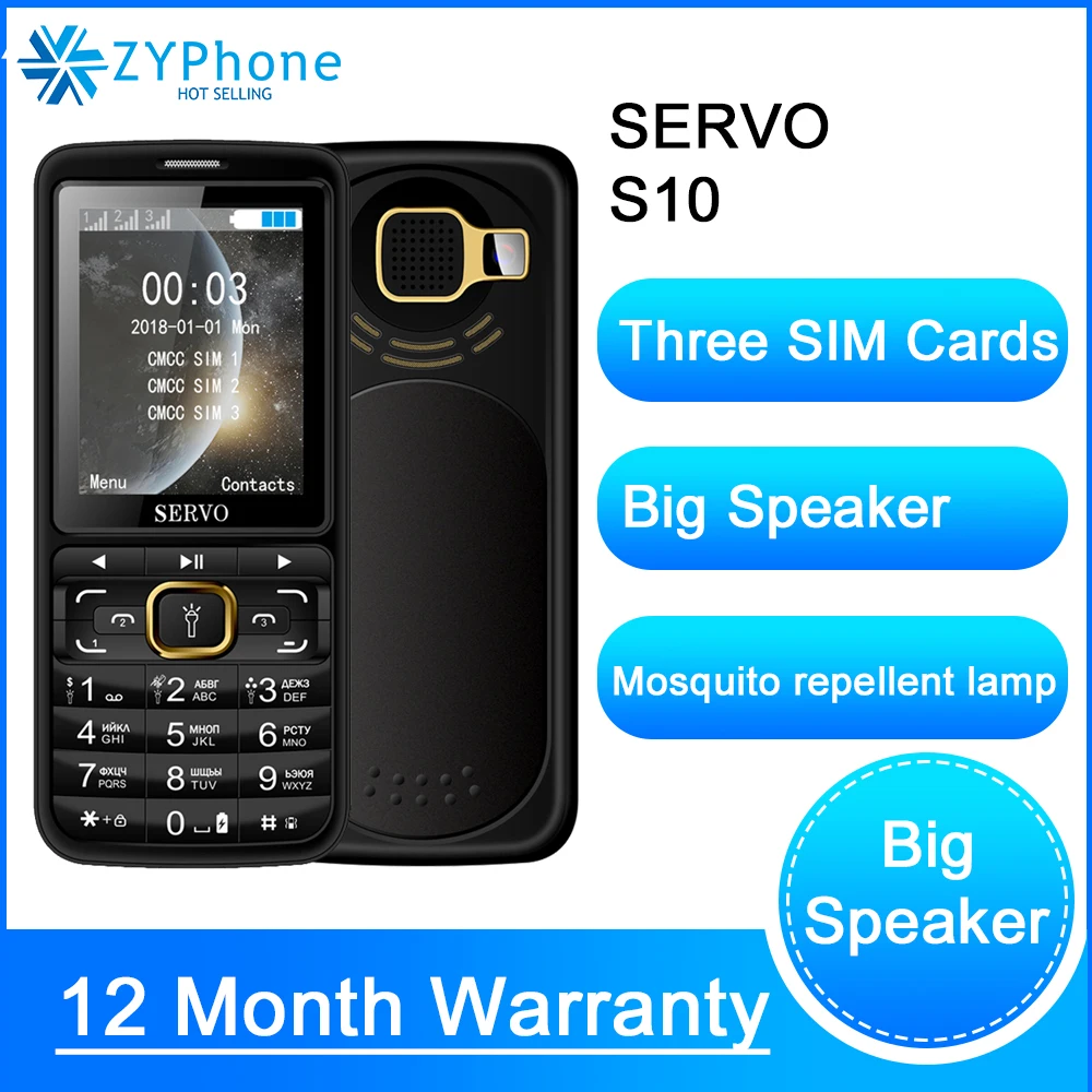 SERVO S10 Mobile Phones 2.8 SERVO S10 Mobile Phones 2.8
