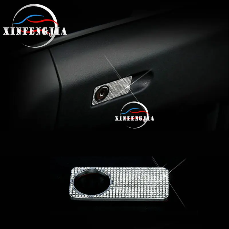 

For Mercedes-Benz C E GLK CLS Class W212 W204 X204 C218 Crystal Style Glove Box Handle Trim Cover