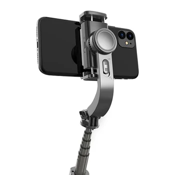 

Mobile Phone Bluetooth Selfie Stick Single-Axis Anti-Shake Tripod Stabilizer, Compatible with Android / IOS Phones