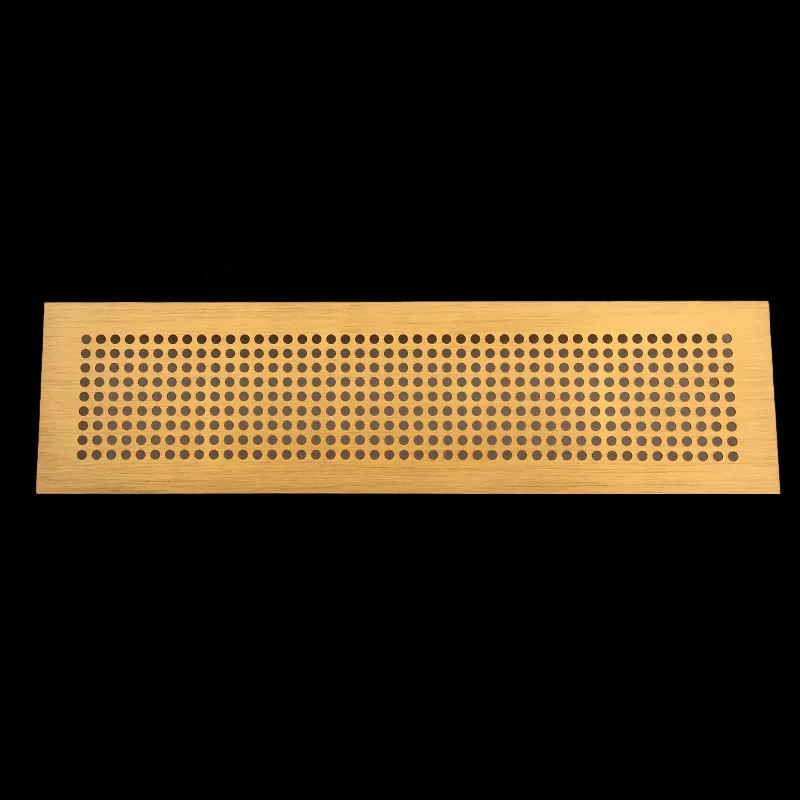 Air Vent Grille W80mm Honeycomb Rectangular Aluminum